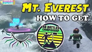 How to Get Mount Everest Climbing Roleplay ??? BADGE for Winner's Wings (Roblox RB Battles Season 3)