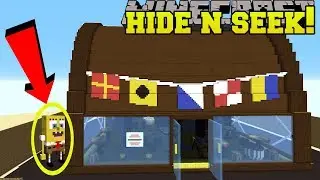 Minecraft: SPONGEBOB HIDE AND SEEK!! - Morph Hide And Seek - Modded Mini-Game