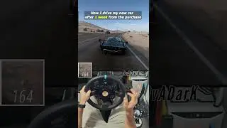 How I drive my new car after 1 month from the purchase 