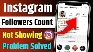 Instagram followers count not showing || Instagram followers stuck at a number problem solved