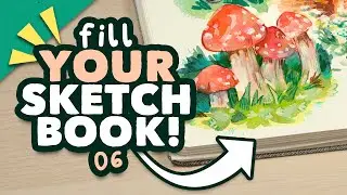 How to FILL YOUR SKETCHBOOK! // episode 06 - the pinterest challenge