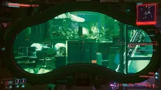Cyberpunk 2077 Jumping Sniper