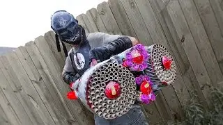 CRAZIEST FIREWORKS LAUNCHER EVER MADE! 1500 FIREBALLS!