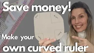Make  your own curved corners ruler [ for beginners ]