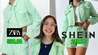 ECONOMIZEI MAIS DE 300 REAIS COMPRANDO ROUPA DA ZARA NA SHEIN | Mafer