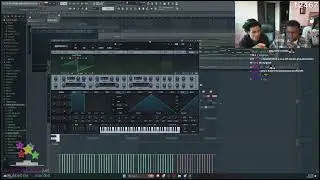 Slayr teaches Plaqueboymax how to make a beat 