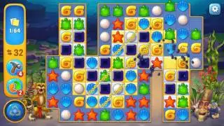 Fishdom level 167 Gameplay (iOS Android)