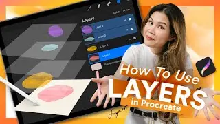 How Layers Work in Procreate: Tutorial for Beginners 👩‍🎨