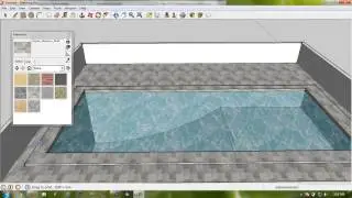Make Basic Swimming Pool with Enviorment - Google Sketchup