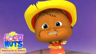 Cinque piccoli mostri | Canzoni per bambini | Loco Nuts | Filastrocche in Italiano | Cartoni animati