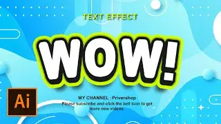 how to create text effect font in illustrator
