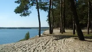 На велосипедах - вокруг голубых озер! Лиман, Донецкая область!