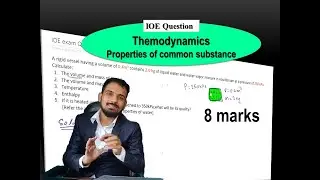 Thermodynamics  Chapter 3- IOE Question \ Mass and Volume of Liquid and Vapor