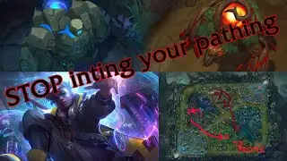 How to jungle path defensively in League of Legends! Protect your weak and scaling laners!