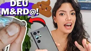 S22 Ultra| Apliquei PELÍCULA SOZINHA em CASA 🏠