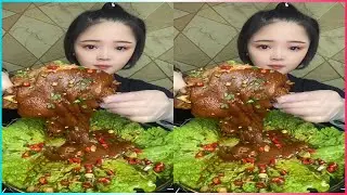 ASMR MUKBANG: Enjoying Spicy Pork Belly with Real Sounds 🎧🔥🍖 | #7
