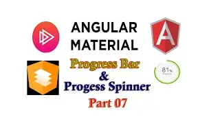 Angular 12 Material Progress bar, Angular Material progress spinner, Angular with testycodeiz