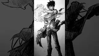 Toya Todoroki Stick-Man SpeedMan #fyp #foryoupage #dabi #bokunoheroacademia #drawing #sketch #anime