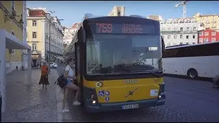 Portugal, Lisbon, bus 759 ride from Sul E Sueste to Chelas