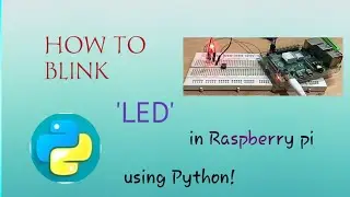 how to blink led light in raspberry pi?| Raspberry pi Zero W!|python3 !|