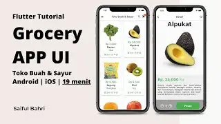 Flutter Tutorial Grocery App Toko Sembako Online  Android | iOS | Complex UI
