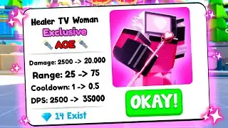 Spending $25,000 To Get The HEALER TV WOMAN.. (Toilet Tower Defense)