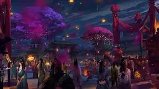 RPG Ambience   Asian Festival music, crowd, celebrating