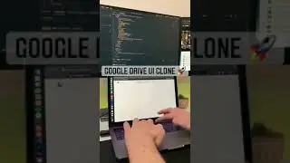 Creating the Google Drive UI Clone 👻 #shorts