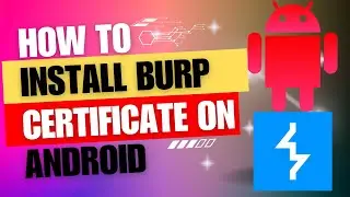 Complete Guide: Installing Burp Suite Certificate on the Android Device for Dynamic Analysis