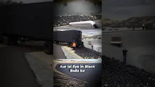 Black Balls को पानी में क्यों डाला गया ? 🤔 | #shorts