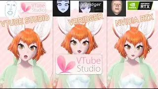 NVIDIA Tracker Comparison Test - VTS X VBridger X NVIDIA Broadcast Tracker (Mr.Sandman)