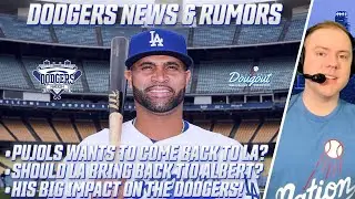 Albert Pujols Rumored to Want to Re-Sign With Dodgers, Should LA Bring Back The Machine?