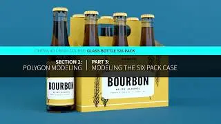 Maxon Cinema 4D Crash Course: Section 2 - Part 3: Modeling the Six Pack Case
