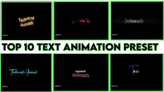 Top 10+ New Text Animation Preset Link 2021 | Alight Motion New Top 10+ Text Preset 2021