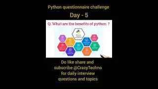 Benifits of using python 