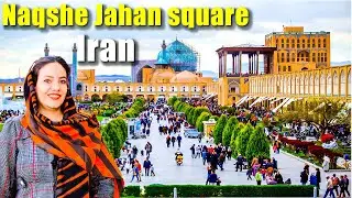 Naqsh-e Jahan square: the second largest squares in the world, in Isfahan, Iran 2024