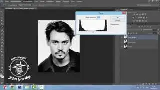ПОП-АРТ портрет по фото. Джонни Депп. Видео-урок по созданию в Фотошоп