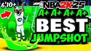 Best Custom Jumpshot For 6'10+ Bigs After Patch NBA 2K25 Best Shooting Settings Best Shooting Build