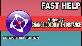 Fast Help - Change color of an active based on distance - Clickteam Fusion