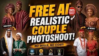 Create REALISTIC Couple Photoshoot with FREE AI on Your Phone No PC Needed