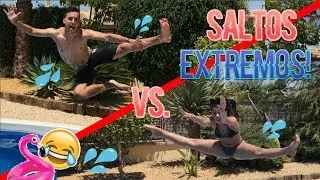 SALTOS EN LA PISCINA con Abel!!-Mertun