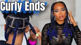 HOW TO: Jumbo Knotless Box Braids | Curly Ends Feat. BTL Anti Itch Spray