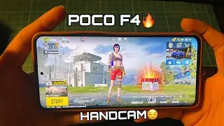 POCO F4 HANDCAM 🔥 Pubg Test/ Gameplay/ Sensitivity ❤️ 4 Finger claw + Gyro 🔥 SMOOTH+60FPS