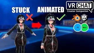 How to export VRChat avatars from Blender to Unity and set up the rig - Beginner Tutorial
