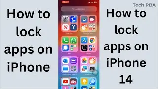 How to lock apps on iPhone | How to lock apps on iPhone14, 14 Pro, 14 Pro Max