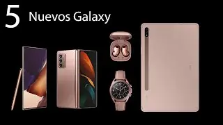 ¡Los nuevos 5 productos de Samsung! Note 20 Ultra, Buds Live, Watch 3 y más #GalaxyUnpacked