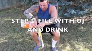 HOW TO: DRINK OJ OUT OF A SOCK