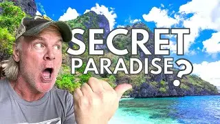 Secret Beach 🤫 Palawan Island Philippines Tour 🌏 Around The World We Go!