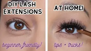 HOW TO APPLY DIY CLUSTER LASHES AT HOME! DETAILED + BEGINNER FRIENDLY LILAC ST