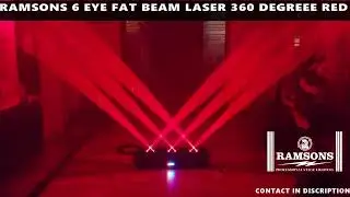 6 Eye Fat Beam Laser 360 Degree I Ramsons Stage Lighting